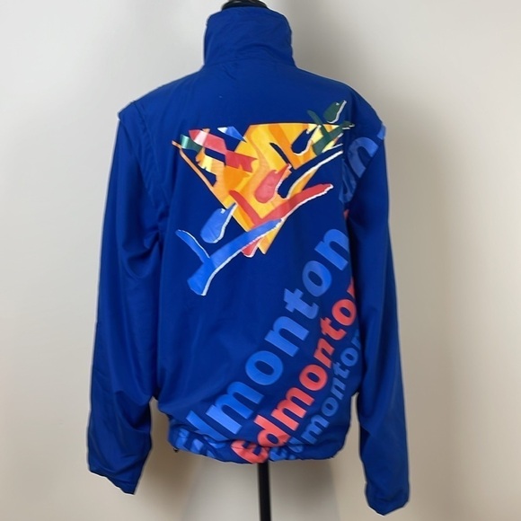 2001 Edmonton Alberta World Championships Volunteer 2 in 1 Windbreaker Jacket - Picture 1 of 8